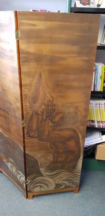 paravent, vue partielle