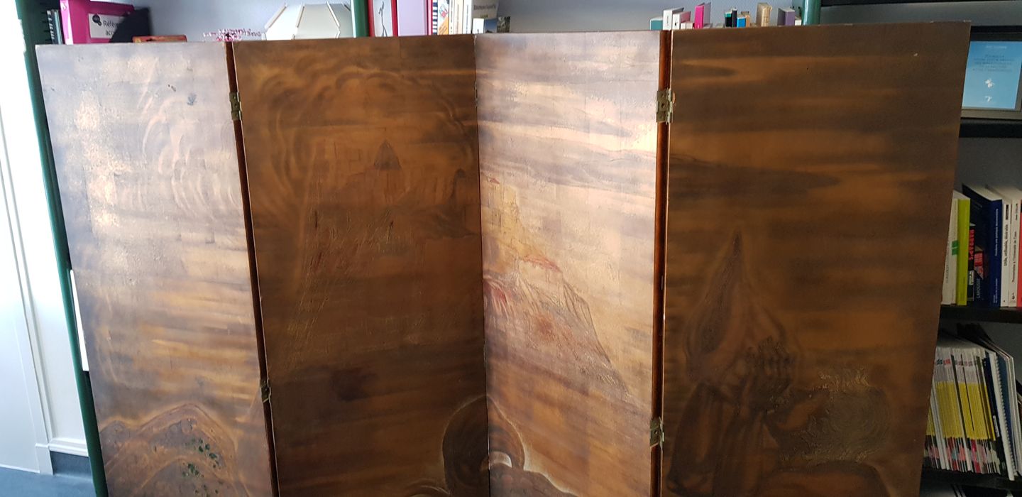 paravent, vue partielle