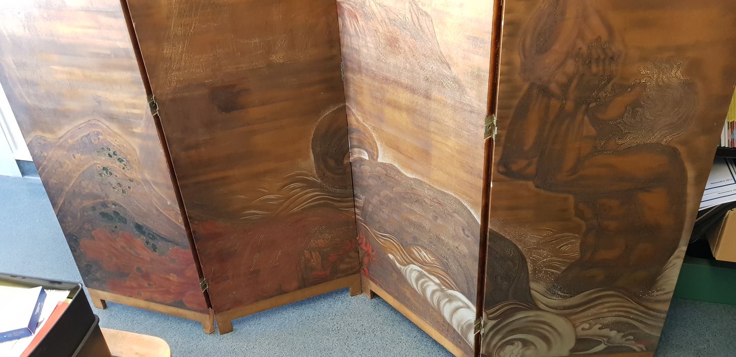 paravent, vue partielle