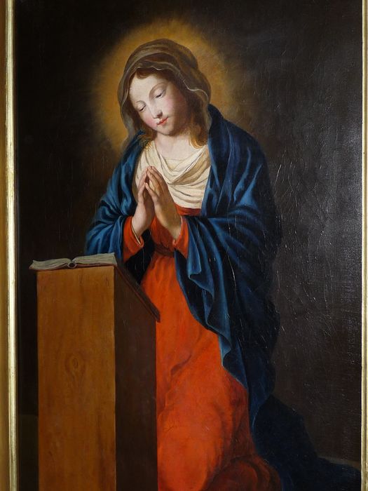 tableau : Vierge de l'Annonciation, vue partielle