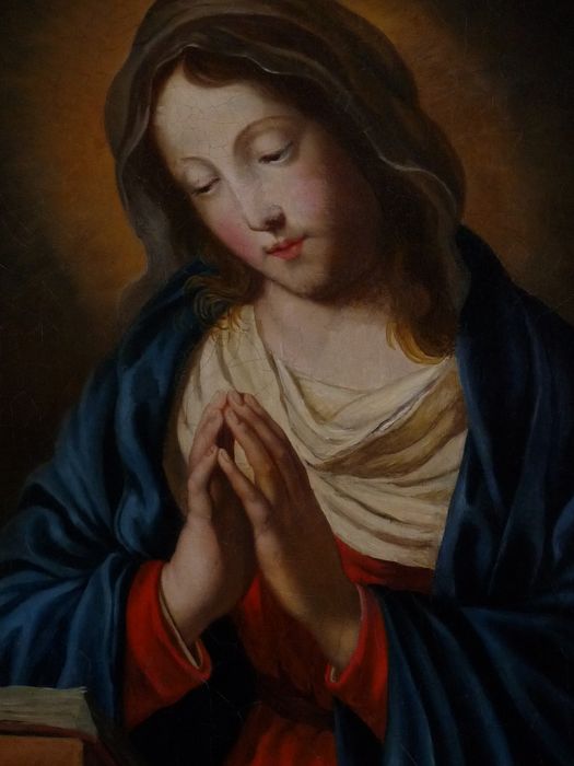 tableau : Vierge de l'Annonciation, vue partielle