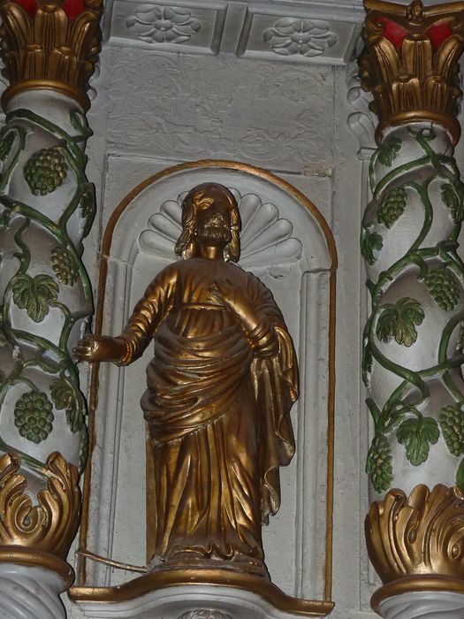 retable du maître-autel, statue : Saint Joseph