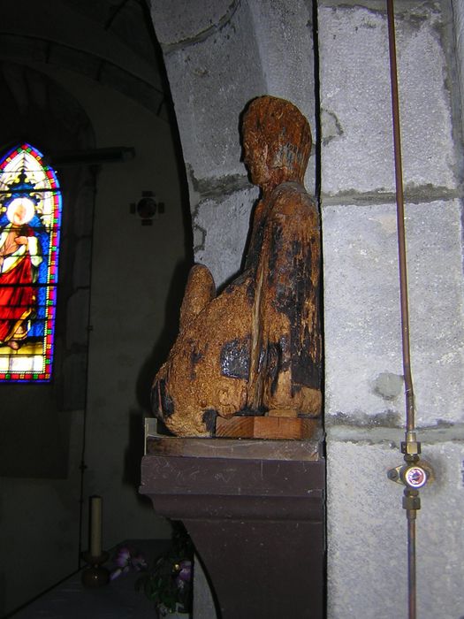 groupe sculpté : Vierge en majesté