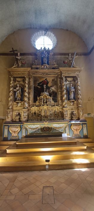maître-autel, tabernacle, retable, tableau : Assomption de la Vierge (l’)