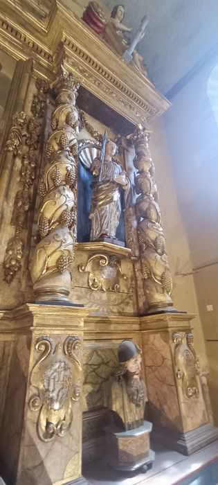 retable du maître-autel, vue partielle