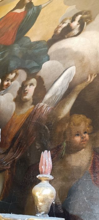 tableau : Assomption de la Vierge (l’), détail