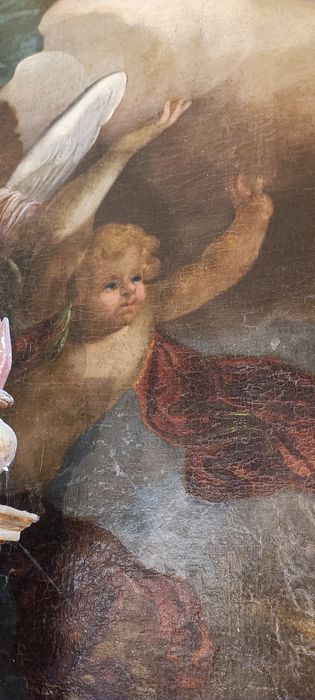 tableau : Assomption de la Vierge (l’), détail