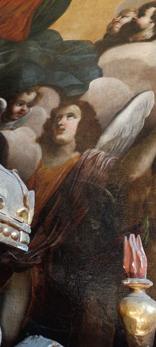 tableau : Assomption de la Vierge (l’), détail