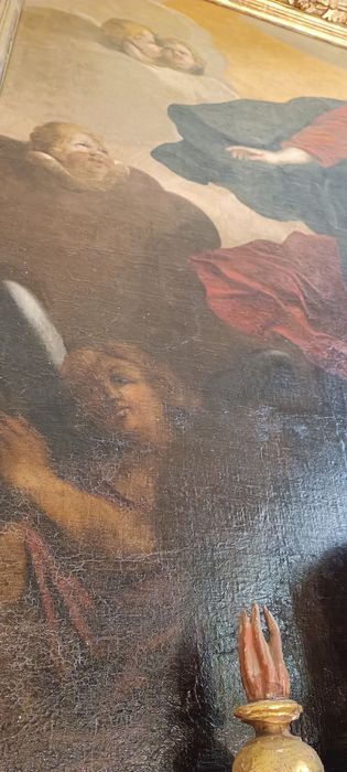 tableau : Assomption de la Vierge (l’), détail