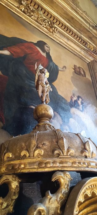 tableau : Assomption de la Vierge (l’), vue partielle