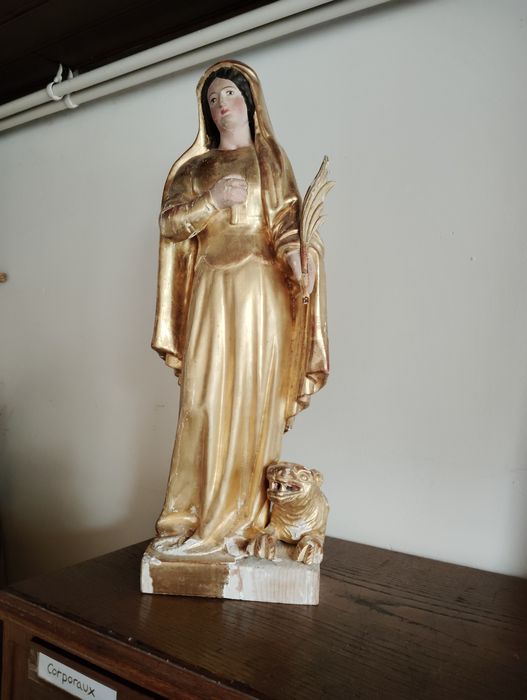 statue :Sainte Marguerite