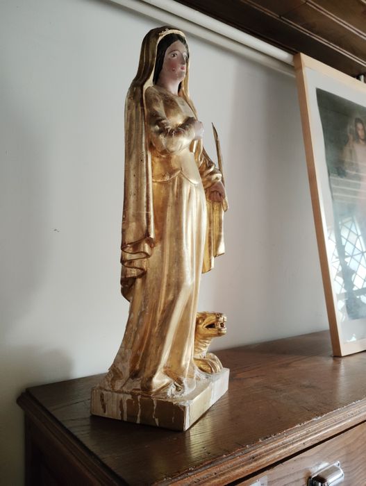 statue :Sainte Marguerite