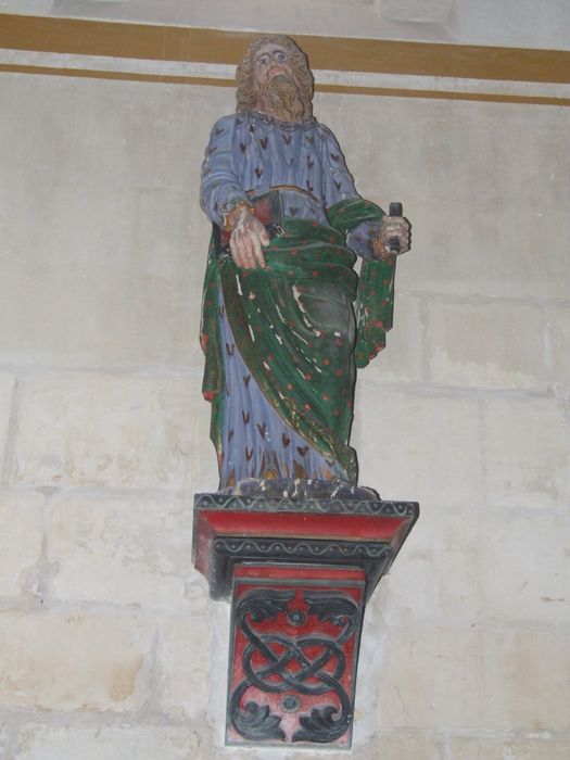 statue : Saint Paul - © Ministère de la Culture (France), Conservation des antiquités et des objets d’art de Charente-Maritime – Tous droits réservés 