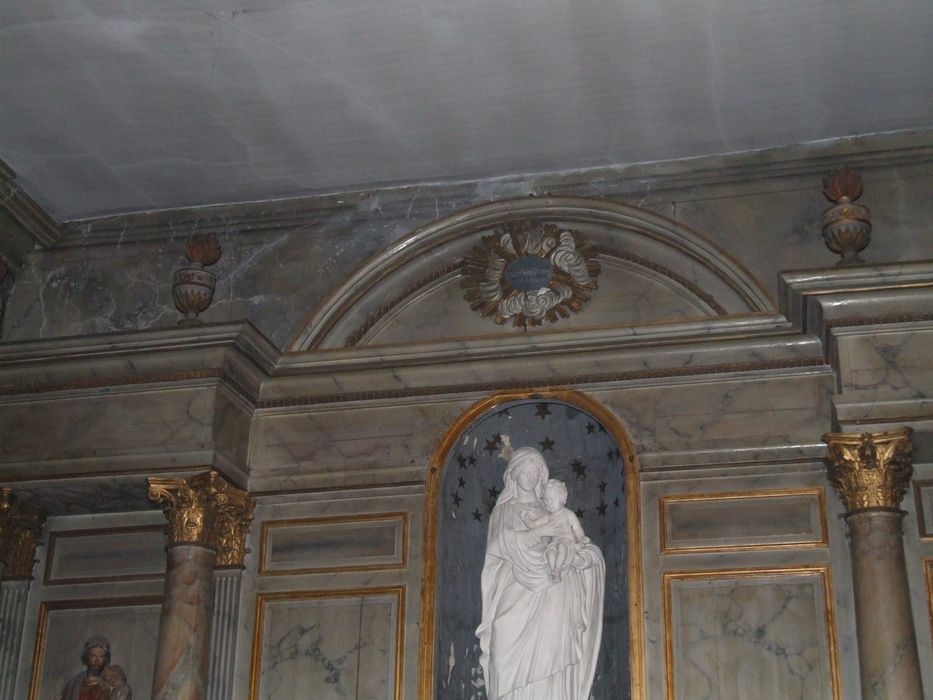 retable de la Vierge, vue partielle