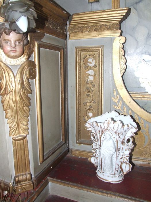 tabernacle de l’autel la Vierge, détail