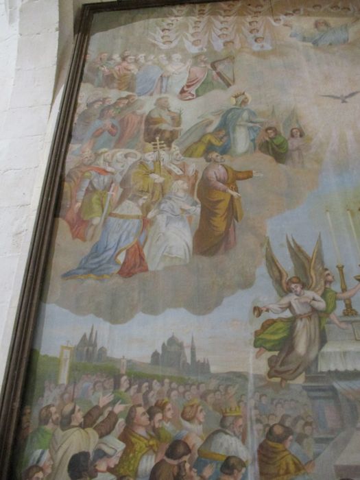 tableau : L'Eucharistie, détail