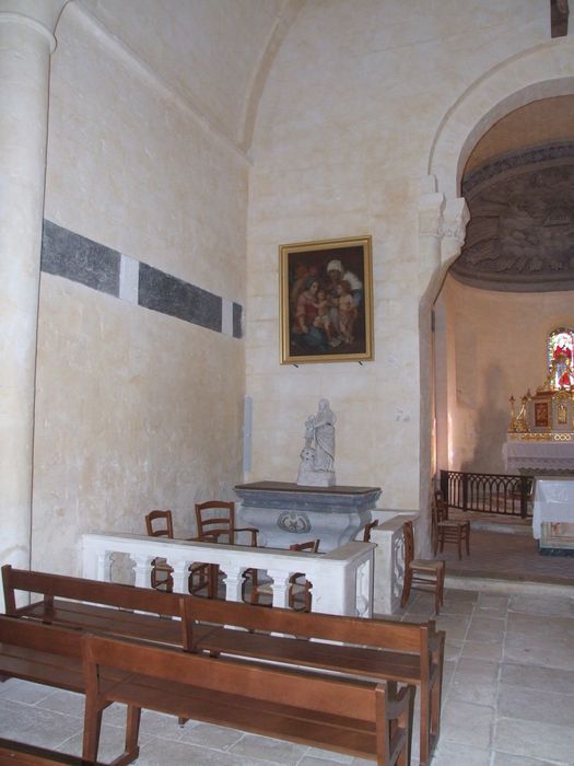 clôture de chapelle (balustrade), autel nord