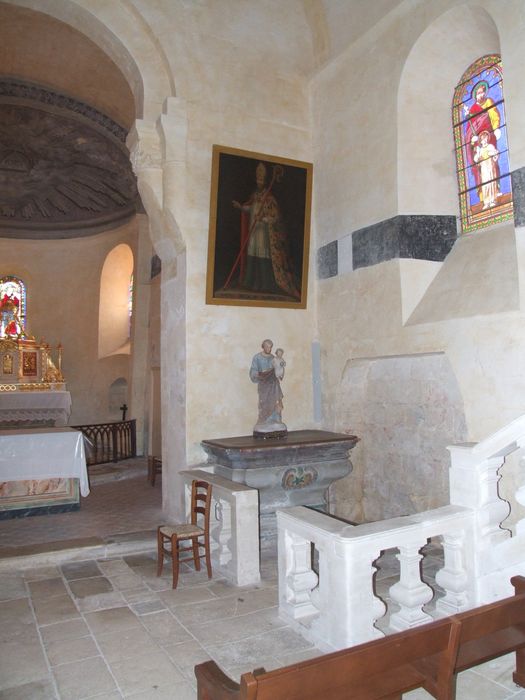 clôture de chapelle (balustrade), autel sud