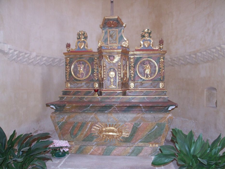 maître-autel, tabernacle - © Ministère de la Culture (France), Conservation des antiquités et des objets d’art de Charente-Maritime – Tous droits réservés 