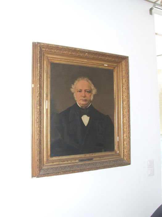 tableau et son cadre : Portrait du Docteur Dubois-Meynardie