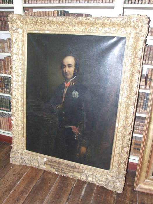 tableau et son cadre : Portrait de Chasseloup-Laubat