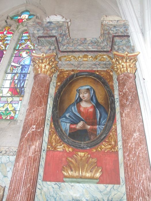 retable sud, détail