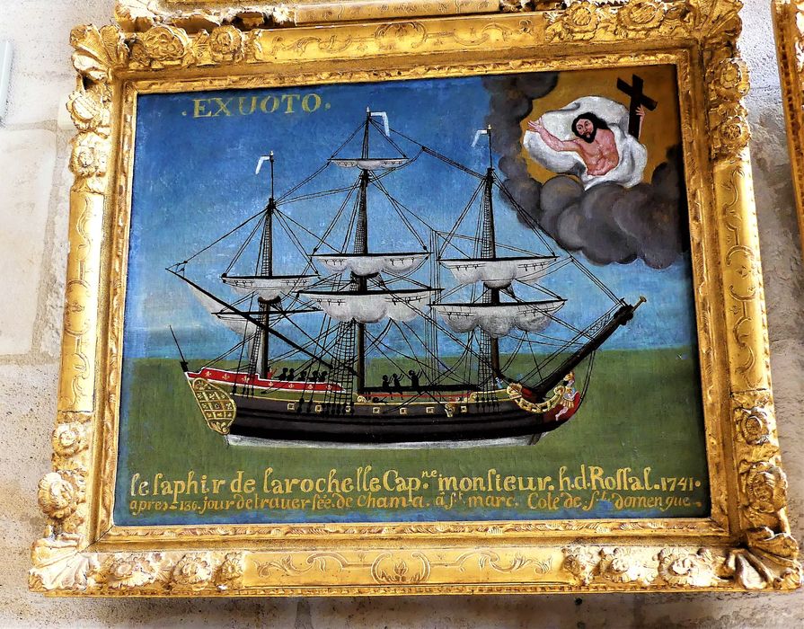 ex-voto, tableau : le saphir de la Rochelle