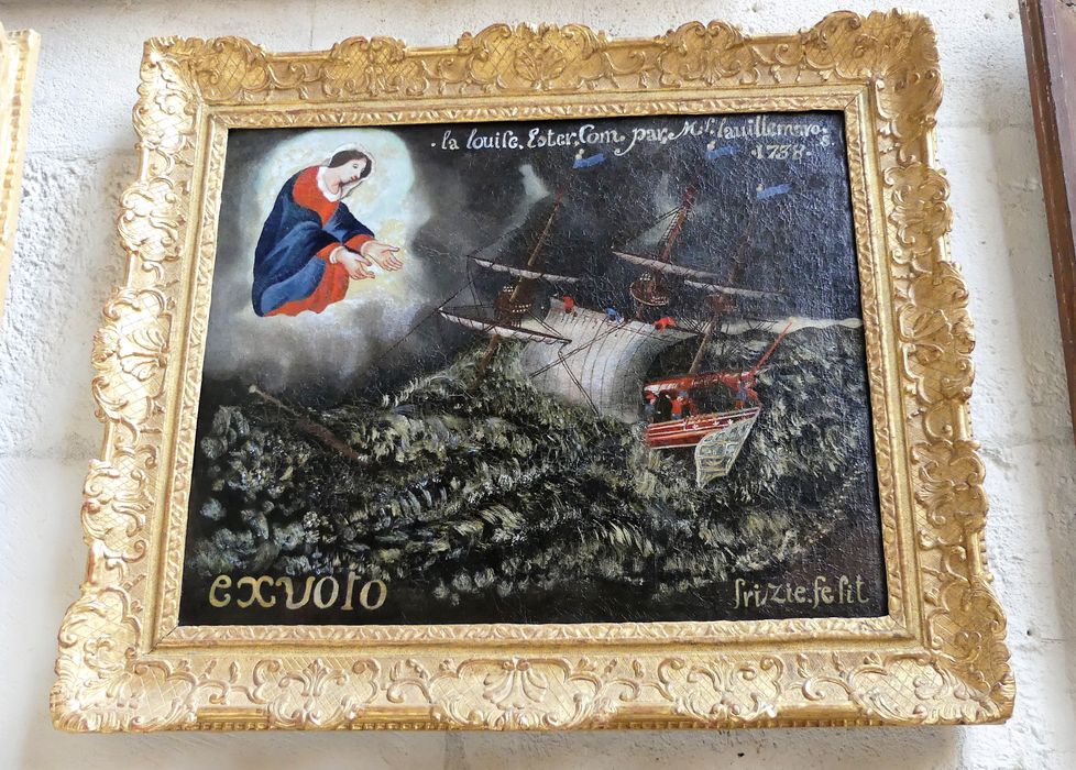 ex-voto, tableau : la Louise ester