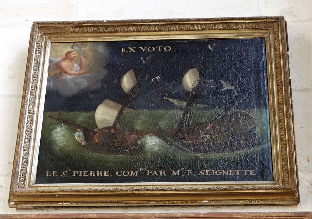 ex-voto, tableau : le saint Pierre