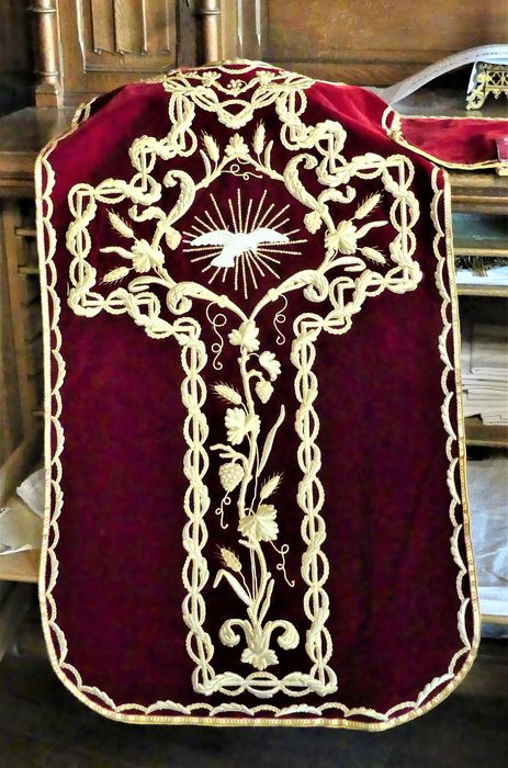 chasuble, face arrière