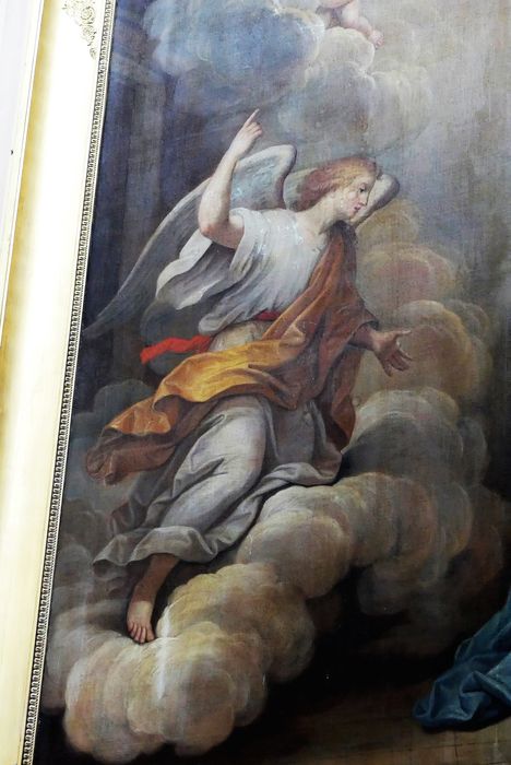 détail tableau, l'ange Gabriel