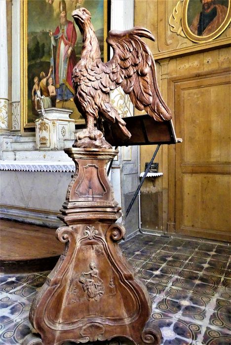 lutrin (aigle-lutrin) - © Ministère de la Culture (France), Conservation des antiquités et des objets d’art de Charente-Maritime – Tous droits réservés 