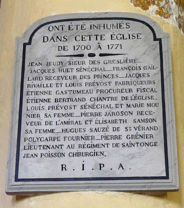 plaque funéraire n°3