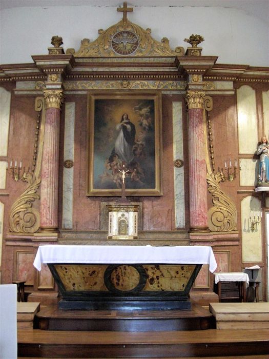 retable du maître-autel, lambris de revêtement