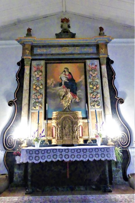 Retable, tabernacle