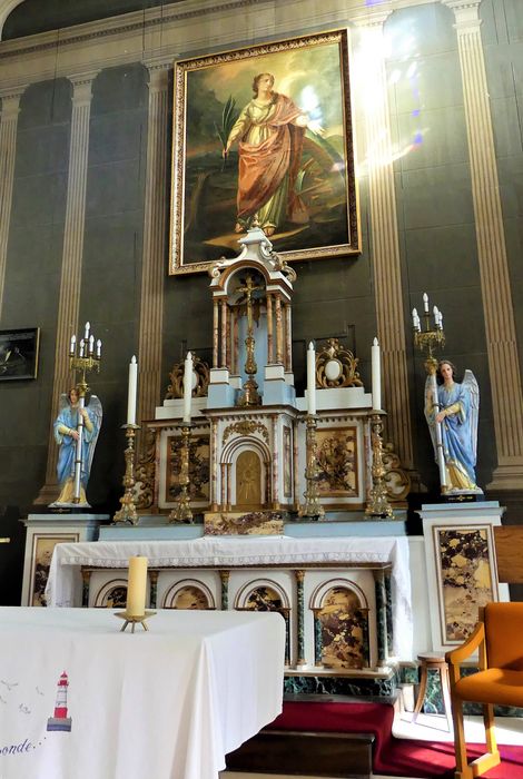autel (maître-autel), tabernacle