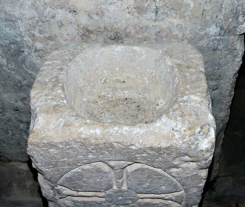 bénitier, détail