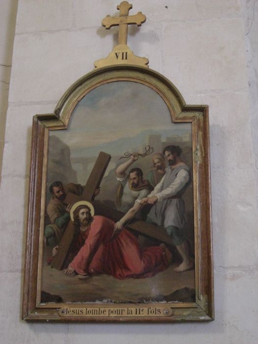 chemin de croix, étape VII : Jésus tombe pour la deuxième fois