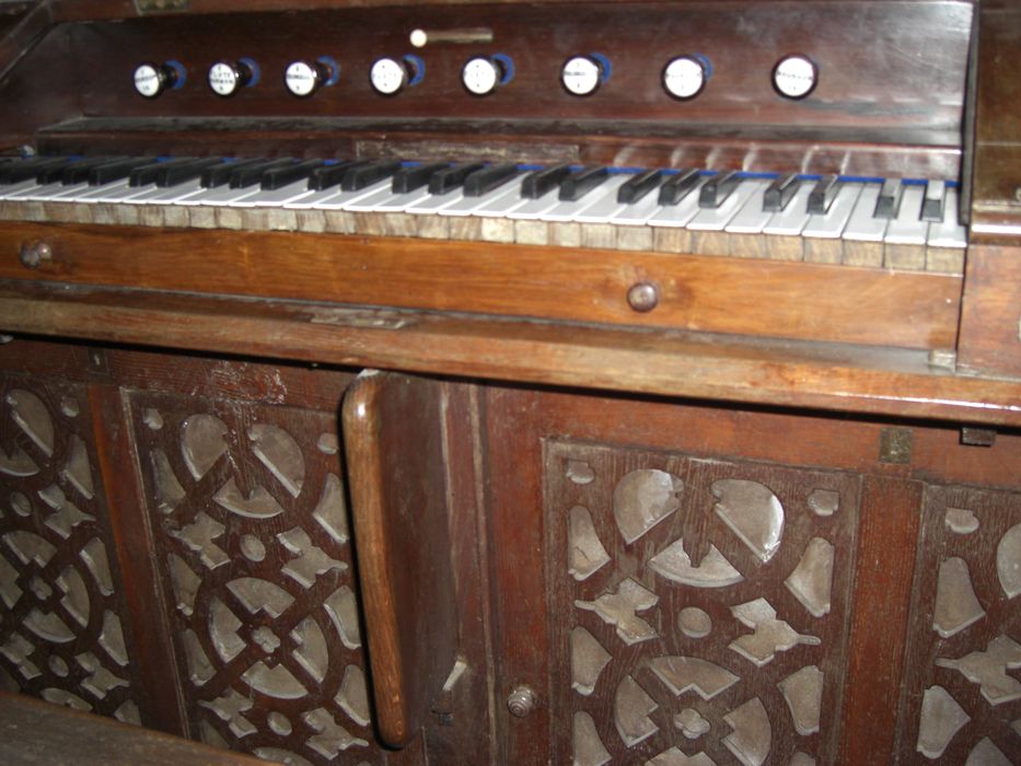 orgue portatif, détail