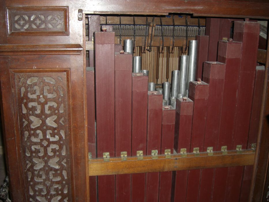 orgue portatif, détail