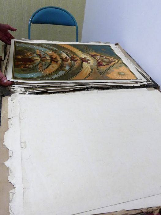 estampes (chromolithographies) : Catéchisme en images