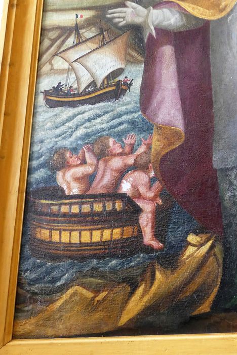 tableau : Saint Nicola, détail
