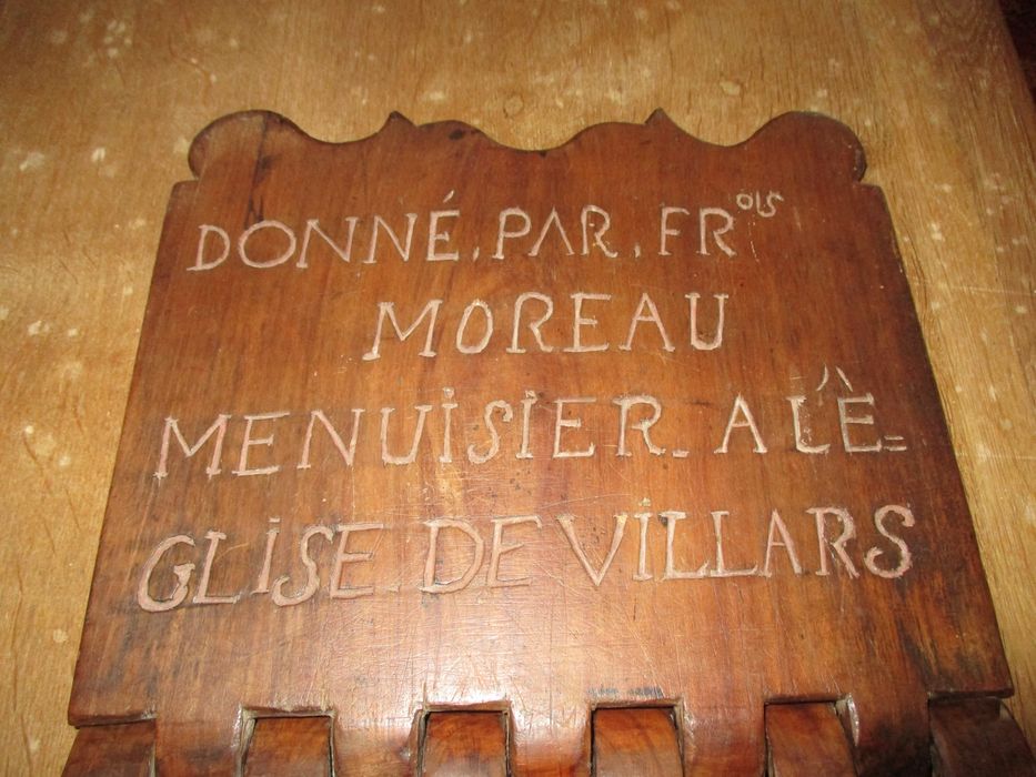 pupitre d’autel, détail