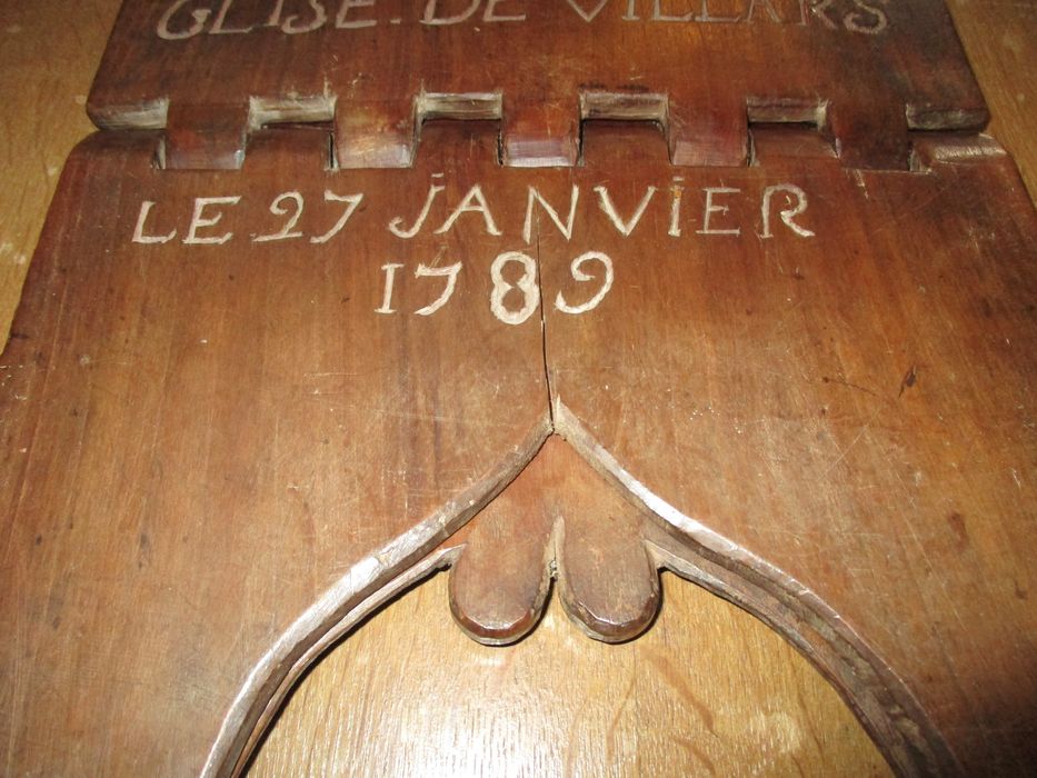 pupitre d’autel, détail
