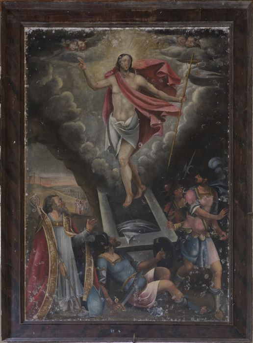 Tableau : La Résurrection du Christ - © Ministère de la Culture (France), Conservation des antiquités et des objets d'art du Cher – Tous droits réservés 