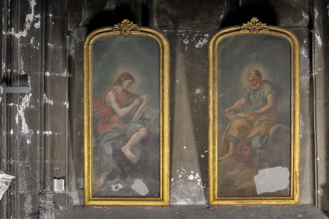 Tableaux, cadres : Saint Jean, Saint Marc