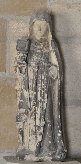 statue : sainte Claire - © Ministère de la Culture (France), Conservation des antiquités et des objets d'art du Cher – Tous droits réservés 