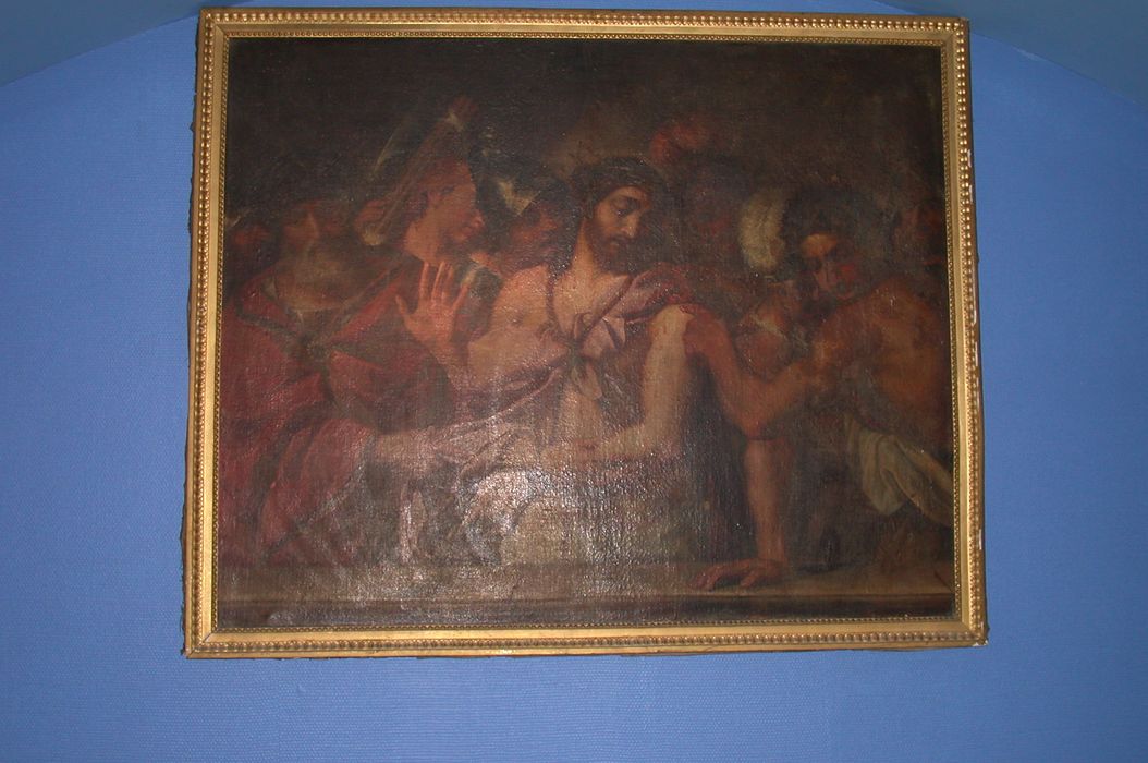 Tableau : Christ aux liens - © Ministère de la Culture (France), Conservation des antiquités et des objets d'art du Cher, tous droits réservés 