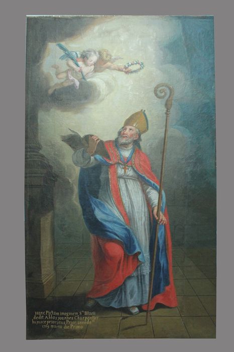Tableau : Saint Blaise - © Ministère de la Culture (France), Conservation des antiquités et des objets d'art du Cher, tous droits réservés 