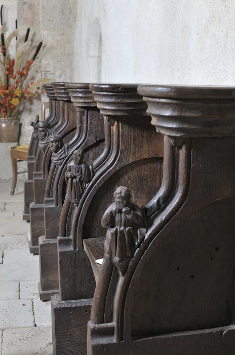 stalles, vue partielle - © Ministère de la Culture (France), Conservation des antiquités et des objets d'art du Cher, tous droits réservés 